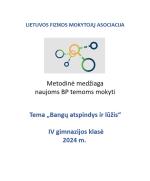 Lietuvos fizikos mokytojų asociacijos metodinė medžiaga (IV gimnazijos klasė), naujoms BP temoms mokyti. Tema „Bangų atspindys ir lūžis“