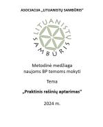 Metodinė medžiaga tema „Praktinis rašinių aptarimas“
