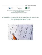 Pagrindinio ugdymo matematikos bendrosios programos įgyvendinimo rekomendacijos